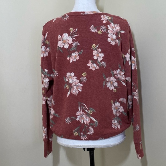 Nwt Moondance || Woman’s pull over floral sweater Sz Medium - Picture 4 of 10